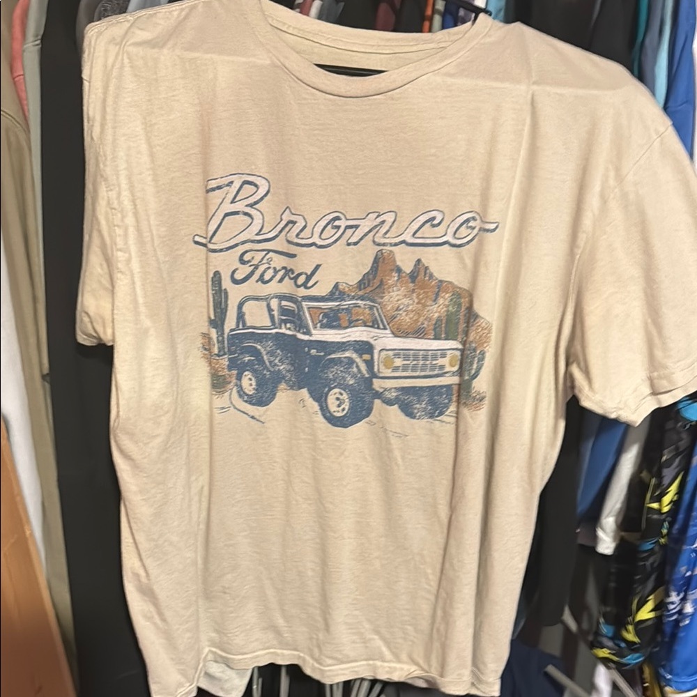 Ford Bronco Kids Tan T-Shirt